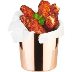 9.5 cm - Paderno Tableware Buffet & Display Cestello Porta Snack In Acciaio Inox