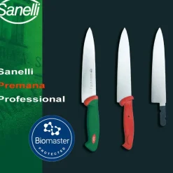 18 cm - Sanelli Premana Coltello Giapponese In Acciaio inox AISI425 - Polipropilene