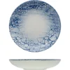 22 cm - Saturnia Bubble Piatto Fondo In Porcellana - Set 12 Pz