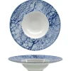 27.5 cm - Saturnia Bubble Piatto Fondo In Porcellana - Set 6 Pz