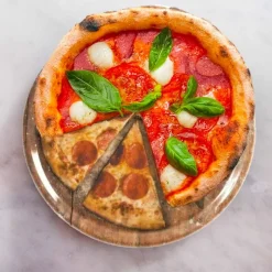 33 cm - Saturnia Flour Piatto Pizza In Porcellana - Set 6 Pz