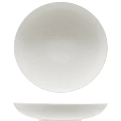 22 cm - Saturnia Nail Piatto Fondo In Porcellana - Set 12 Pz