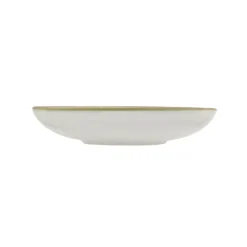 22 cm - Saturnia Nail Piatto Fondo In Porcellana - Set 12 Pz