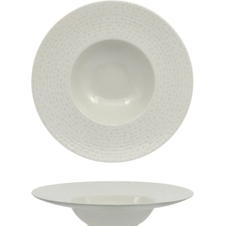 27.5 cm - Saturnia Nail Piatto Pasta In Porcellana - Set 6 Pz