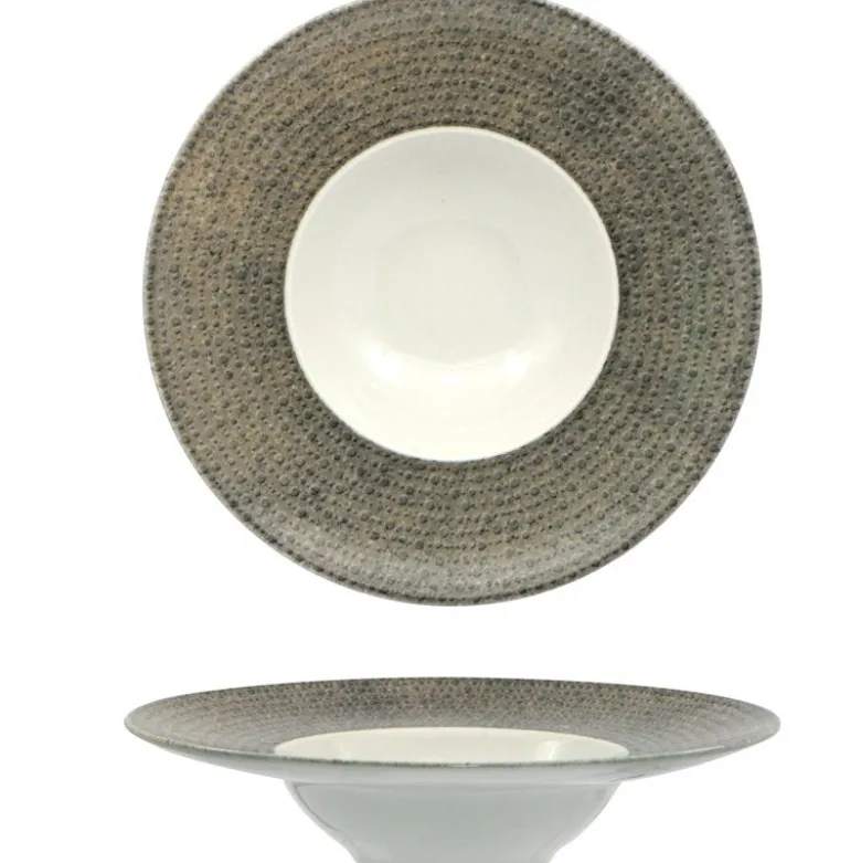 27.5 cm - Saturnia Nail Piatto Pasta In Porcellana - Set 6 Pz