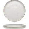 28 cm - Saturnia Stains Piatto Piano In Porcellana - Set 6 Pz
