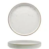 20 cm - Saturnia Stains Piatto Piano In Porcellana - Set 6 Pz