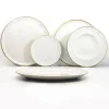 33 cm - Saturnia Stains Piatto Pizza In Porcellana - Set 6 Pz