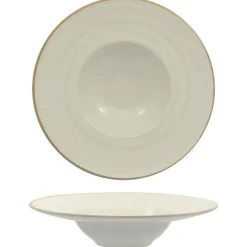27.5 cm - Saturnia Vortex Piatto Pasta In Porcellana - Set 6 Pz