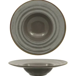 27.5 cm - Saturnia Vortex Piatto Pasta In Porcellana - Set 6 Pz