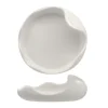 20 cm - Selecta Organico Piatto Presentazione In Porcellana Set 3 Pz