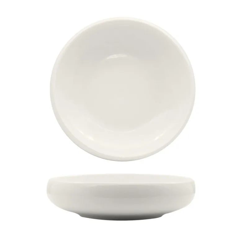 14.5 cm - Selecta Piatto Fondo Nido In Porcellana Set 6 Pz