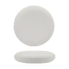 20.2 cm - Selecta Piatto Presentazione Alto Rotondo In Porcellana Set 3 Pz