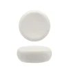 7.6 cm - Selecta Piatto Presentazione Alto Rotondo In Porcellana Set 12 Pz