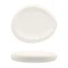 20.6 cm - Selecta Piatto Presentazione Alto Ovale In Porcellana Set 6 Pz