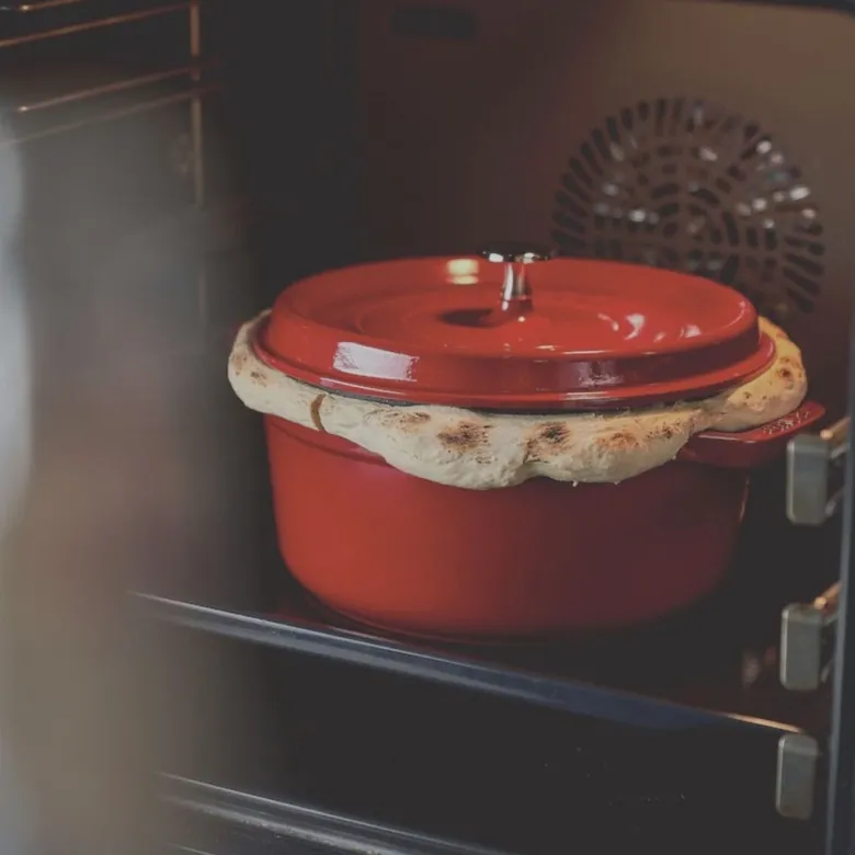 28 cm - Staub Cocotte Casseruola Rotonda In Ghisa Smaltata
