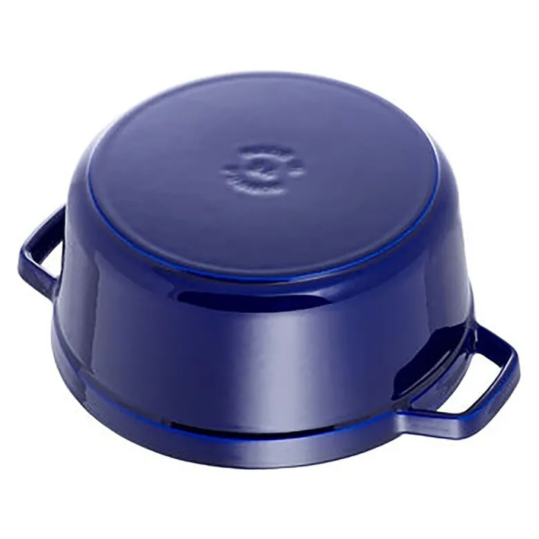 28 cm - Staub Cocotte Casseruola Rotonda In Ghisa Smaltata