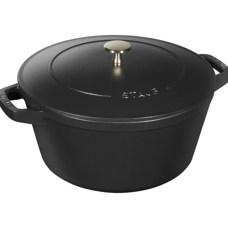 24 cm - Staub Set Pentole Impilabili In Ghisa Smaltata - Set 2 Pz