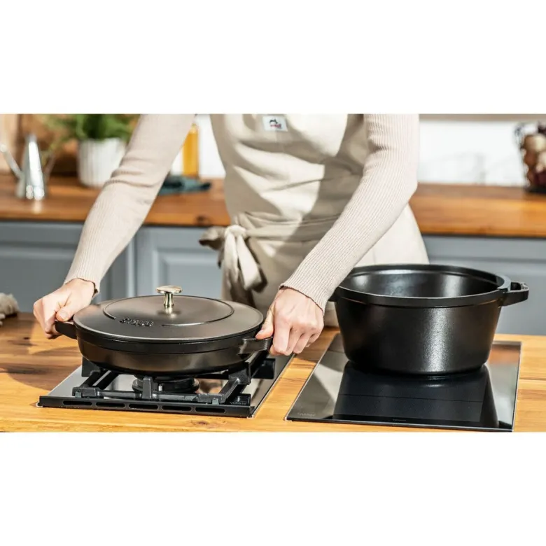 24 cm - Staub Set Pentole Impilabili In Ghisa Smaltata - Set 2 Pz