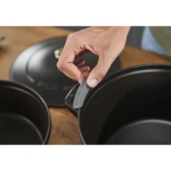 24 cm - Staub Set Pentole Impilabili In Ghisa Smaltata - Set 2 Pz
