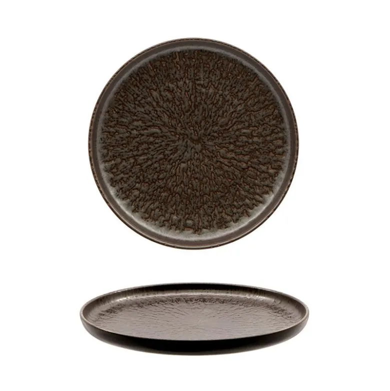 22 cm - Taal Piatto Piano In Stoneware - Set 4 Pz