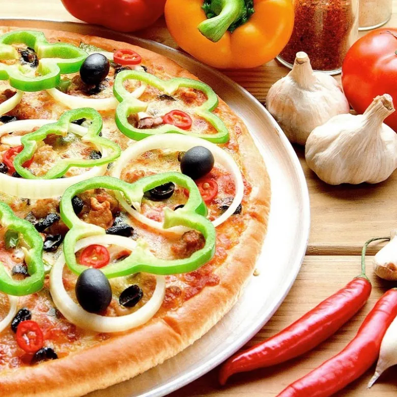 31 cm - Tognana Cinzia Piatto Pizza In Porcellana - Set 6 Pz