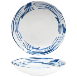 25 cm - Tognana Seaside Piatto Fondo In Porcellana - Set 6 Pz