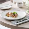 27.2 cm - Villeroy & Boch Afina Piatto Piano In Porcellana - Set 6 Pz