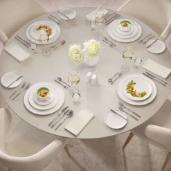 17.1 cm - Villeroy & Boch Afina Piatto Pane In Porcellana - Set 6 Pz