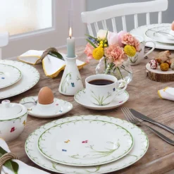 27.4 cm - Villeroy & Boch Colorful Spring Piatto Piano In Porcellana Premium - Set 6 Pz
