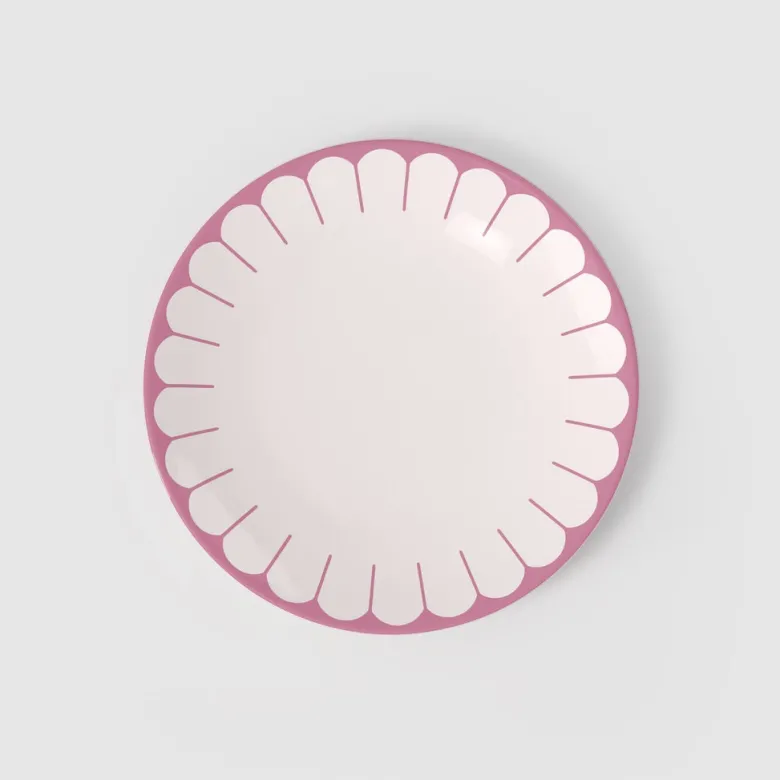 26.6 cm - Villeroy & Boch Fleur Piatto Piano In Porcellana Premium Set 6 Pz