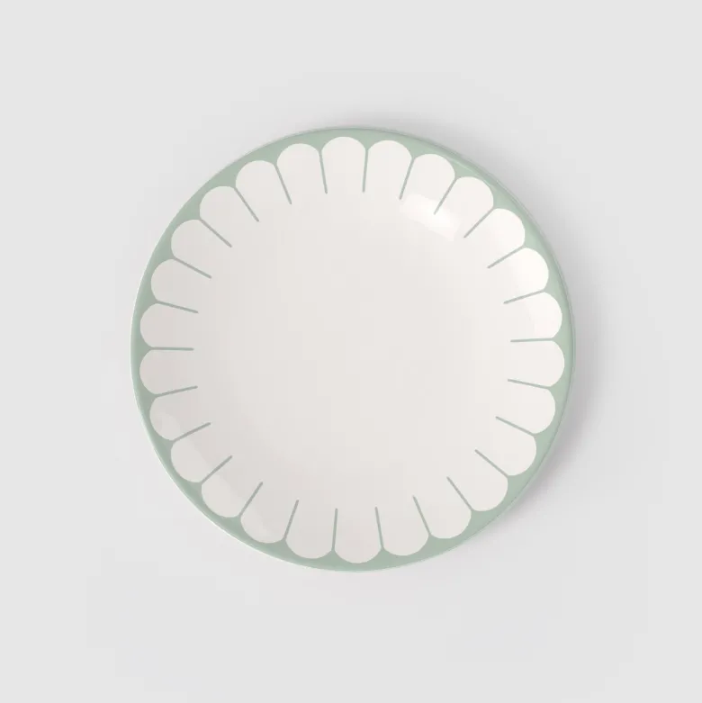 26.6 cm - Villeroy & Boch Fleur Piatto Piano In Porcellana Premium Set 6 Pz