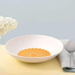 24 cm - Villeroy & Boch Fleur Piatto Fondo In Porcellana Premium Set 6 Pz