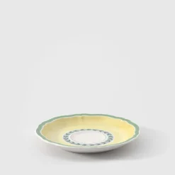 14.5 cm - Villeroy & Boch French Garden Fleurence Piattino Tazza Caffè-Tè In Porcellana Premium - Set 6 Pz