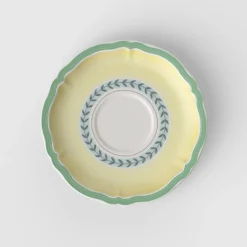 17 cm - Villeroy & Boch French Garden Fleurence Piattino Tazza Cappuccino In Porcellana Premium - Set 6 Pz