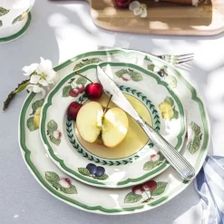 26.7 cm - Villeroy & Boch French Garden Fleurence Piatto Piano In Porcellana Premium - Set 6 Pz