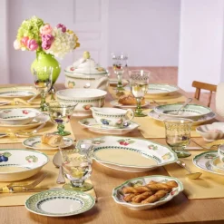 26.7 cm - Villeroy & Boch French Garden Orange Piatto Piano In Porcellana Premium - Set 6 Pz