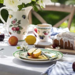 20.7 cm - Villeroy & Boch French Garden Fleurence Piatto Dessert In Porcellana Premium - Set 6 Pz
