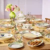 17.4 cm - Villeroy & Boch French Garden Orange Piatto Pane In Porcellana Premium - Set 6 Pz