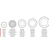 20.7 cm - Villeroy & Boch French Garden Orange Piatto Dessert In Porcellana Premium - Set 6 Pz