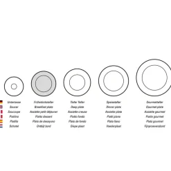 20.7 cm - Villeroy & Boch French Garden Valence Piatto Dessert In Porcellana Premium - Set 6 Pz