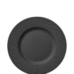 27 cm - Villeroy & Boch Manufacture Rock Piatto Piano In Porcellana - Set 6 Pz