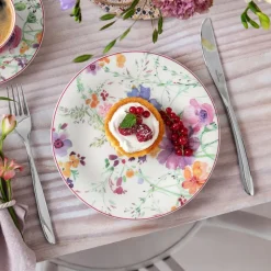 21.5 cm - Villeroy & Boch Mariefleur Basic Piatto Dessert In Porcellana Premium - Set 6 Pz