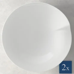 30.5 cm - Villeroy & Boch Pasta Passion Piatto Pasta In Porcellana - Set 2 Pz
