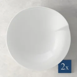 27.2 cm - Villeroy & Boch Pasta Passion Piatto Pasta In Porcellana - Set 2 Pz