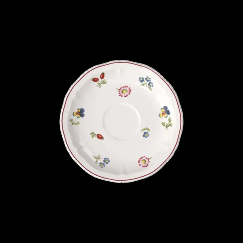 14.5 cm - Villeroy & Boch Petite Fleur Piattino Tazza Tè In Porcellana Premium - Set 6 Pz