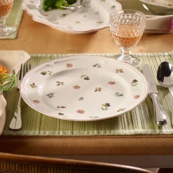 26.7 cm - Villeroy & Boch Petite Fleur Piatto Piano In Porcellana Premium - Set 6 Pz