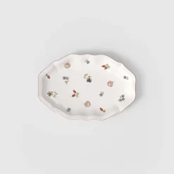 24 cm - Villeroy & Boch Petite Fleur Raviera Piatto Da Portata Ovale In Porcellana Premium