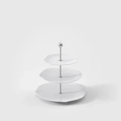 27.2 cm - Villeroy & Boch Pura Alzata Dolci In Porcellana Premium