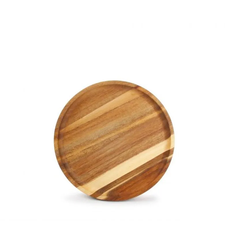 20 cm - Wood & Food Vassoio Rotondo In Legno